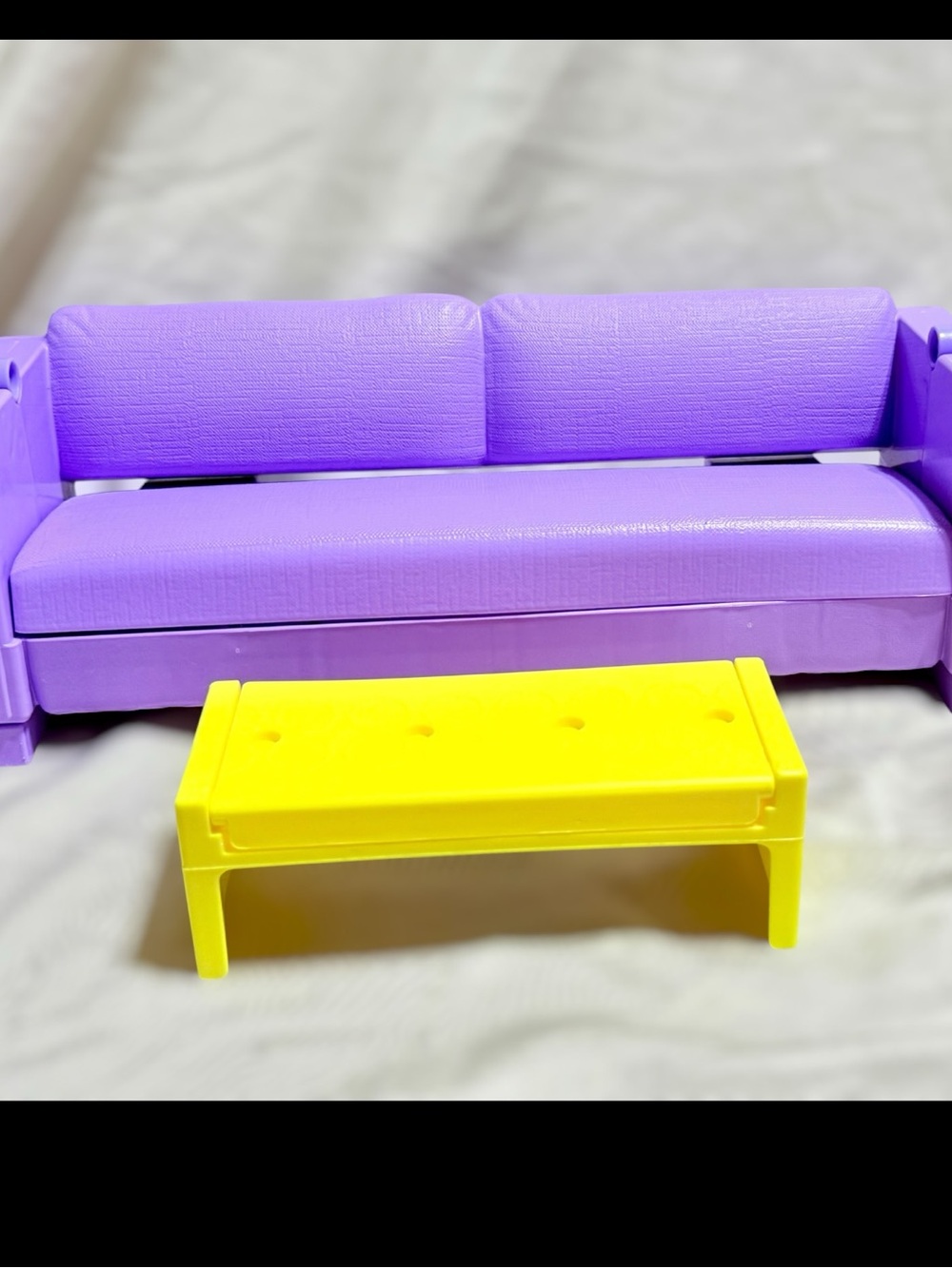2018 Barbie Dreamhouse Purple Sofa Couch to Bunk Beds & Coffee Table Replacement